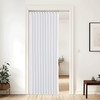 NICETOWN ROOM DARKENING CURTAINS WITH HOOKS FOR CLOSET, 60X80 1PC - WHITE New