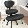 Primy Criss Cross Office Chair - ADHD Cross Legged Chair with Wheels