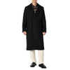 AMAZON ESSENTIALS MEN'S RELAXED-FIT DOUBLE LONGLINE TOPCOAT, SIZE XL, BLACK New