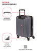 SwissGear Duet Expandable Luggage Hard Shell Carry-On Luggage Spinner Wheels New