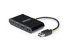 STARTECH 4-Port USB 2.0 Hub, USB Bus Powered, Small Travel Mini USB Hub,