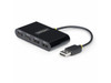 STARTECH 4-Port USB 2.0 Hub, USB Bus Powered, Small Travel Mini USB Hub,