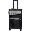 LUCAS LUGGAGE 27” TUSCANY SPINNER SUITCASE - EXPANDABLE, SOFTSIDE - BLACK