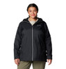 COLUMBIA WOMEN'S SWITCHBACK II LINED LONG JACKET - WOMEN M - BLACK New