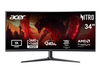 Acer Nitro 34 inch Ultrawide QHD 2K 1440P 240Hz with AMD FreeSync Premium (AMD