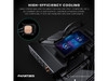 Phanteks Glacier One 360M25-LCD AIO Liquid CPU Cooler, 6" IPS LCD HD Display,