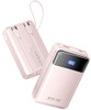 JOYFAR PORTABLE CHARGER POWER BANK 30000MAH 65W TRAVEL ESSENTIALS - PINK