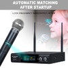 BAOLESH Wireless Microphone System, Two Channels, 514.60mhz-556.5mhz (BL-81)