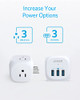 ANKER WALL OUTLET EXTENDER USB WALL CHARGER 321 OUTLET EXTENDER - WHITE