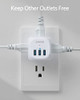 ANKER WALL OUTLET EXTENDER USB WALL CHARGER 321 OUTLET EXTENDER - WHITE