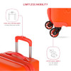 SWISSGEAR 7366 SIGNATURE HARDSIDE EXPANDABLE LUGGAGE CARRY-ON 19-WHEELS - ORANGE