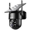 LITYMOL 2K 360° VIEW SOLAR SECURITY CAMERAS WIRELESS OUTDOOR - BLACK
