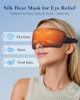 Heating Eye Mask for Dry Eyes Cordless: Silk Heated Sleep Masks