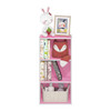 Furinno Luder 3-Tier Open Shelf Bookcase 21050PIWH - Pink/White