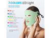 OIAMEEN RED LIGHT MASK 7-CLOLOR RED LIGHT THERAPY MASK 3 MODES LED - MINT GREEN