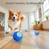 Lovkid Smart Interactive Dog Toys Ball Durable E-TPU Aggressive Chewers - Blue