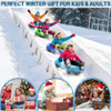 SST-G-SST-P-SST-B-SST-Y 36'' 4PACK SNOW SLED FOR KIDS AND ADULT LIGHT BLUE