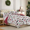 Southshore Fine Living, Inc. Full/Queen Comforter Set 2 Pillow Cases - Red Plaid