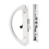 PRIME-LINE C 1253 DIECAST HOOK LATCH SLIDING DOOR HANDLE, WHITE (1 SET) - WHITE New