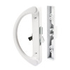 PRIME-LINE C 1253 DIECAST HOOK LATCH SLIDING DOOR HANDLE, WHITE (1 SET) - WHITE New