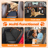 Back Seat Extender & Dog Car Seat Cover Detachable Hard Bottom Supports 300lb