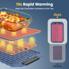 KOURICE WARMING MAT FOR FOOD 4 LEVEL ADJUSTABLE TEMPERATURE - NAVY BLUE
