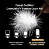 DOWN AERO DOWNAERO™ FEATHER DOWN COMFORTER QUEEN SIZE 100% COTTON WHITE