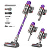 IXLION CORDLESS VACUUM CLEANER - POWERFUL STICK VACUUM HEPA FILTER - PURPLE