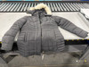 SPIRE BY GALAXY JACKET QUILTED PUFFER FAUX FUR SIZE: WOMEN LARGE - GUNMETAL New