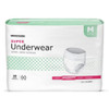 MCKESSON ADULT MODERATE ABSORBENT UNDERWEAR, MEDIUM - PACK OF 20 - WHITE New