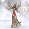 HOYECHI 5FT Outdoor Christmas Decoration Angel Decoration 120 LED - Brown