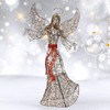 HOYECHI 5FT Outdoor Christmas Decoration Angel Decoration 120 LED - Brown