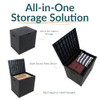 Sunnydaze Outdoor Deck Box - Lockable Package Delivery Box - Weather-Resistant