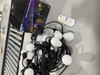 EAVELIGHT 100FT SMART OUTDOOR PATIO LIGHTS WITH REMOTE, BLACK/WHITE