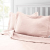 ROYAL BOROUGH 3 PIECE. SOLID COLOR COVERLET SET WITH SHAMS (FULL/QUEEN) - BLUSH