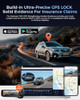 OVAMAN 4K DASH CAM FRONT AND REAR 3.59" IPS SCREEN BUILT-IN GPS 5G WIFI - BLACK