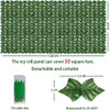 ODTORY ARTIFICIAL IVY PVC FENCE WALL SCREEN 60"X120" IVY VINE LEAF - GREEN New