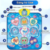 ANNKIE DANCE MAT FOR KIDS, FROZEN THEME DANCE PAD TOYS, 5 MODES, LEVELS - BLUE
