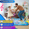 ANNKIE DANCE MAT FOR KIDS, FROZEN THEME DANCE PAD TOYS, 5 MODES, LEVELS - BLUE