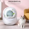 IRCPEN SELF CLEANING CAT LITTER BOX LARGE AUTOMATIC CAT LITTER BOX - WHITE