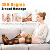YESKUYAN LEG MASSAGER WITH HEAT AND COMPRESSION, FE-7204B - BLACK