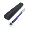 MichaelPro 3/8 Inch Drive Click Torque Wrench, 10–80 ft-lb - Blue/Silver