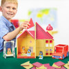 TILE TOWN BLUEY, HEELER FAMILY HOME, P52 PIECE, MAGNETIC TILE PLAYSET - MULTI