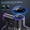 BIEIAO CORDLESS VACUUM CLEANER WITH LED DISPLAY, 6 IN 1 LIGHTWEIGHT - PURPLE