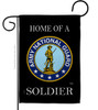 BREEZE DECOR HOME OF NATIONAL GUARD SOLDIER GARDEN FLAG 13 X 18.5 - BLACK New