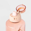 TRITAN 64OZ TRITAN BEVERAGE PLASTIC WATER BOTTLE BLUSH - BLUSH TRANSPARENT PINK New