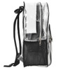 SUMMIT RIDGE CLEAR BACKPACK - CLEAR BLK New