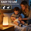 Auxmir LED Night Light Bedside Lamp Touch and Remote Control Dimmable Tabletop