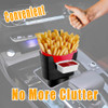 XIMINZ FRENCH FRY CAR HOLDER WITH SAUCE TRAY SD004 - BLACK WHITE