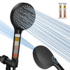 PALAS SHOWER HEAD WITH HANDHELD HIGH PRESSURE 10-MODE PALAS-S100 - MATTE BLACK